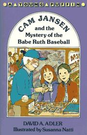 Cam Jansen and the Mystery of the Babe Ruth Baseball 표지