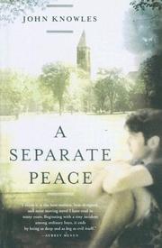 A Separate Peace 표지