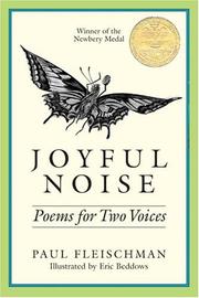 Joyful Noise: Poems for Two Voices 표지