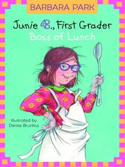 Junie B., First Grader: Boss of Lunch 표지