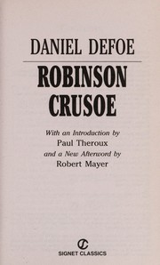 Robinson Crusoe 표지